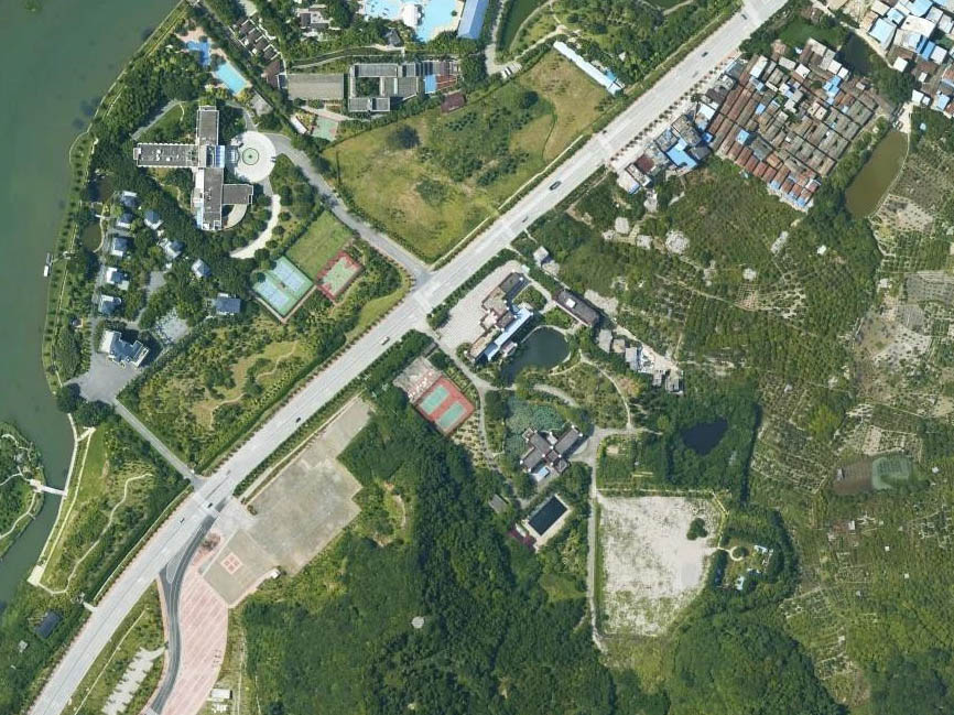 江西成都景区倾斜摄影拍摄