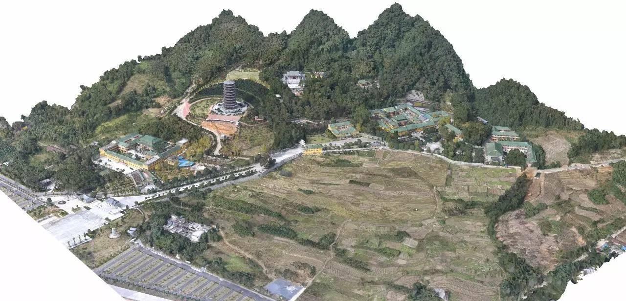 江西倾斜摄影在景区的实际效果